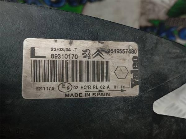 FARO DEL. IZDO. Citroen Xsara 1.6 HDI PICASSO (CH) 109CV (2005-2011) (80 KW) - 28350 / 9HY