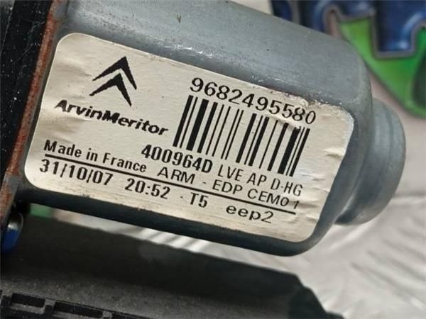MOTOR ELEVALUNAS DEL. DCHO. Citroen C4 1.6 HDI PICASSO (UD) 109CV (2007-2013) (80 KW) - 28405 / 9HZ