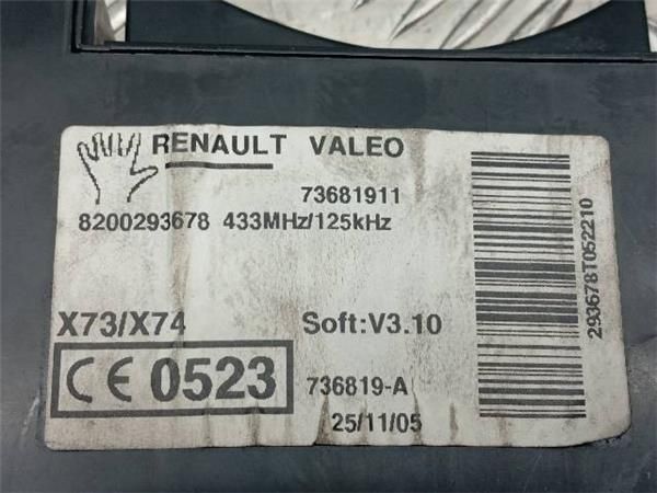 CONMUTADOR DE ARRANQUE/ENCENDIDO Renault Laguna 2.0 DCI II G. TOUR (KG) 150CV (05-06) (110 KW) - 28414 / M9RA7