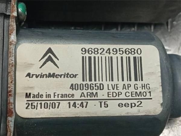 MOTOR ELEVALUNAS DEL. IZDO. Citroen C4 1.6 HDI PICASSO (UD) 109CV (2007-2013) (80 KW) - 28442 / 9HZ