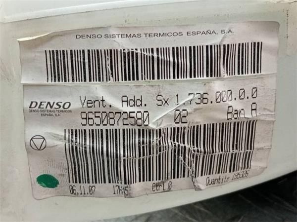 VENTILADOR CALEFACCION Citroen C4 1.6 HDI PICASSO (UD) 109CV (2007-2013) (80 KW) - 28455 / 9HZ