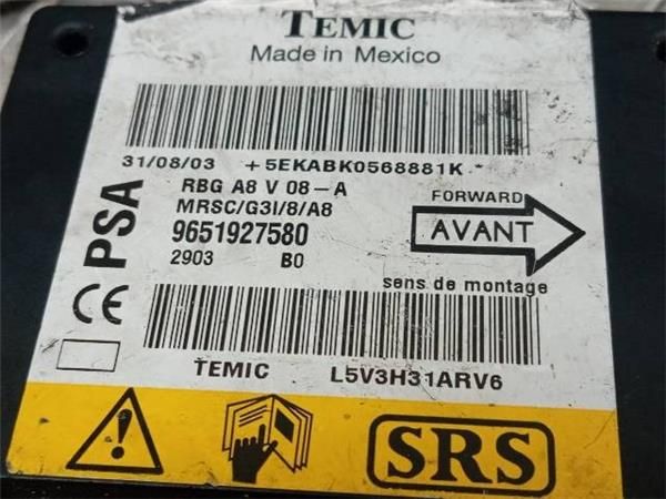 CENTRALITA AIRBAG Citroen C3 1.4 HDI (1995-2010) (50 KW) - 29112 / 8HX