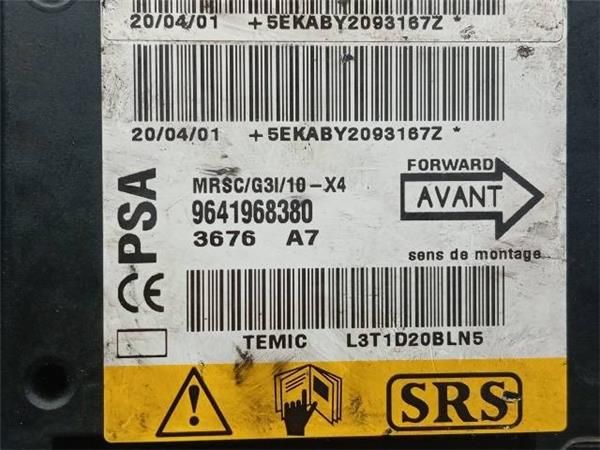 CENTRALITA AIRBAG Citroen C5 2.0 HDI (2001-2004) (80 KW) - 29116 / RHZ