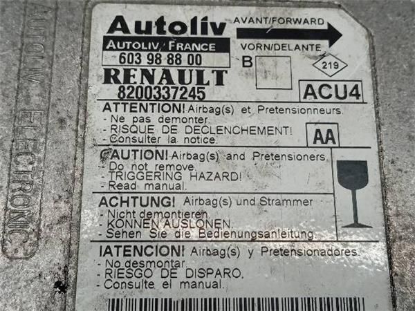 CENTRALITA AIRBAG Renault Megane 1.9 DCI II (CM) 120CV (2002-2008) (88 KW) - 29118 / DF9QBB