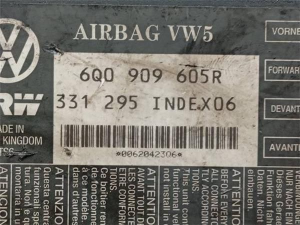 CENTRALITA AIRBAG Seat Ibiza 1.4 TDI 6L (2001-2009) (59 KW) - 29134 / BNV