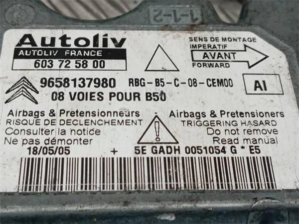CENTRALITA AIRBAG Citroen C4 2.0 HDI (LC) 136CV (2004-2011) (100 KW) - 29140 / RHR