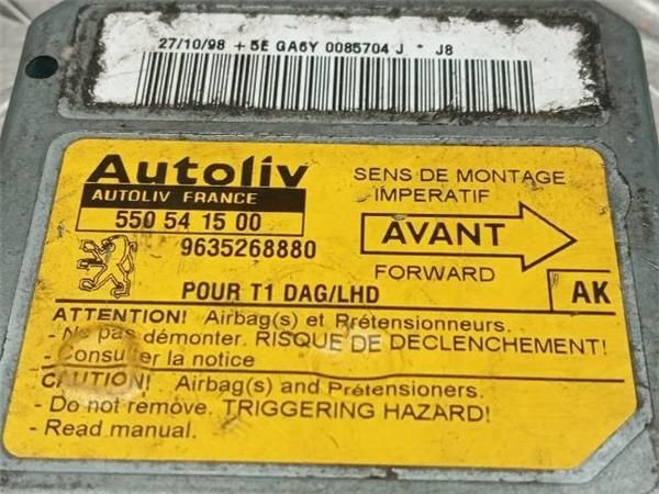 CENTRALITA AIRBAG Peugeot 206 1.4 HDI (2A/C/H/J/S) (2001-2009) (50 KW) - 29141 / 8HZ