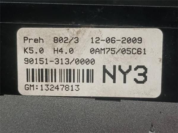 MANDOS CALEFACCION / A.A. Opel Zafira 1.7 CDTI B (M75) 110CV (2008-2015) (81 KW) - 29164 / A17DTR
