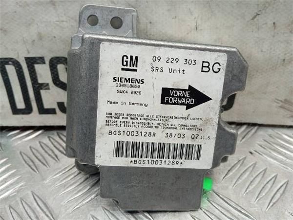 CENTRALITA AIRBAG Opel Zafira 2.2 DTI A (1999-2005) 125CV (92 KW) - 29182 / Y22DTR