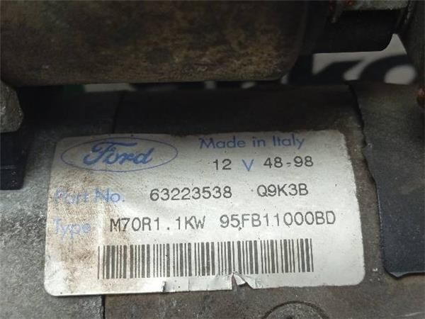 MOTOR ARRANQUE Ford Ka 1.3 G (60CV) (1996 2008) (44 KW) - 29478 / J4K