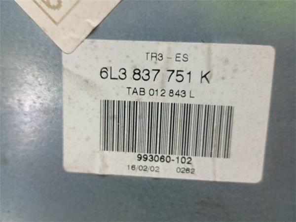 MOTOR ELEVALUNAS DEL. IZDO. Seat Ibiza 1.9 SDI III (6L1) 64CV (2002-2005) (47 KW) - 29510 / ASY