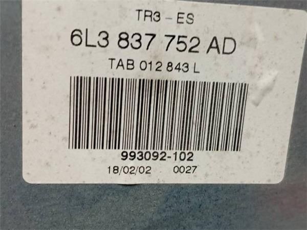 MOTOR ELEVALUNAS DEL. DCHO. Seat Ibiza 1.9 SDI III (6L1) 64CV (2002-2005) (47 KW) - 29511 / ASY