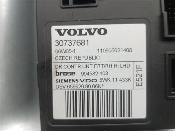 MOTOR ELEVALUNAS DEL. DCHO. Volvo V50 2.0 D (MW) 136CV (2004-2010) (100 KW) - 29513 / D4204T