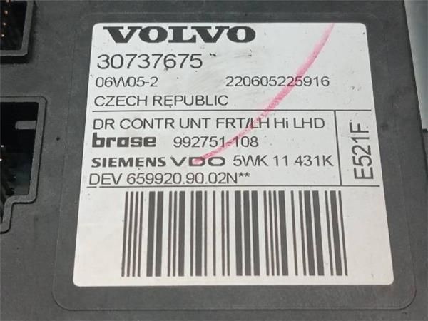 MOTOR ELEVALUNAS DEL. IZDO. Volvo V50 2.0 D (MW) 136CV (2004-2010) (100 KW) - 29515 / D4204T