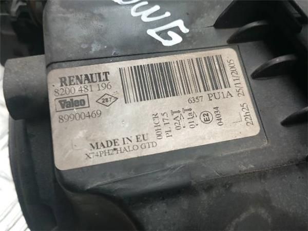 FARO DEL. IZDO. Renault Laguna 1.9 DCI II (130CV) (2005 2007) (96 KW) - 29608 / F9Q 17