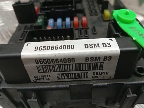 CAJA FUSIBLES/RELE Peugeot 307 1.6 G (109CV) (2000 2007) (80 KW) - 29750 / NFU