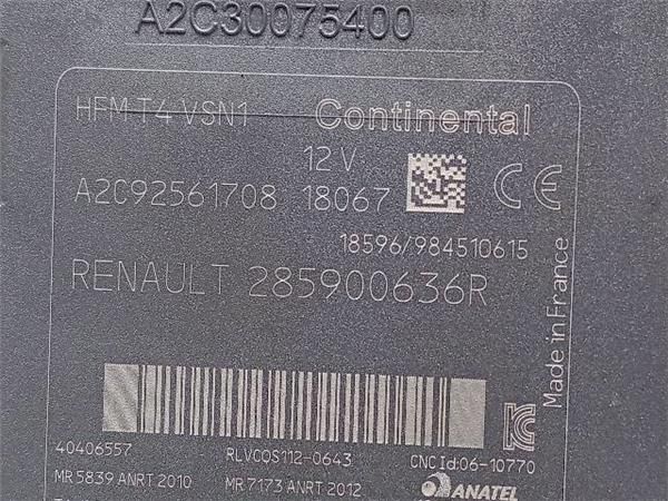 CONMUTADOR DE ARRANQUE/ENCENDIDO Renault Clio 1.2 G IV (5R) 73CV (2012-2021) (54 KW) - 30051 / D4FD7