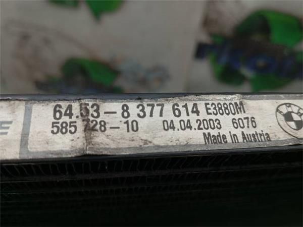 CONDENSADOR BMW 320 2.0 TD 3 (E46) COMPACT 150CV (2001-2005) (110 KW) - 30303 / 204D4
