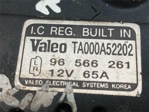 ALTERNADOR Daewoo Matiz 0.8 G (1998-2005) 52CV (37,5 KW) - 30448 / F8CV