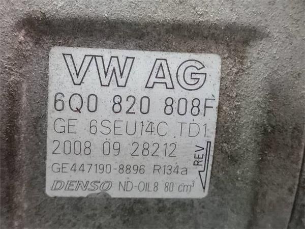 COMPRESOR AIRE ACOND. Seat Ibiza 1.9 TDI IV (6J5) 90CV (2008-2010) (66 KW) - 30620 / BXJ