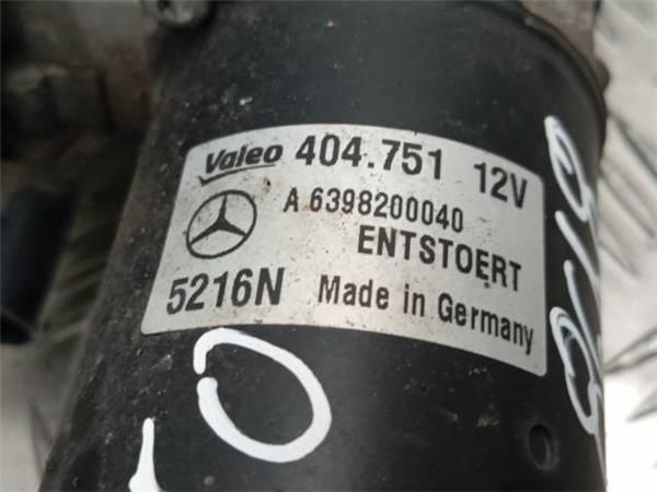 MOTOR LIMPIAPARABRISAS DEL. Mercedes Vito 2.2 CDI 111 (639.6) 109CV (2003-2010) (80 KW) - 30805 / 646982