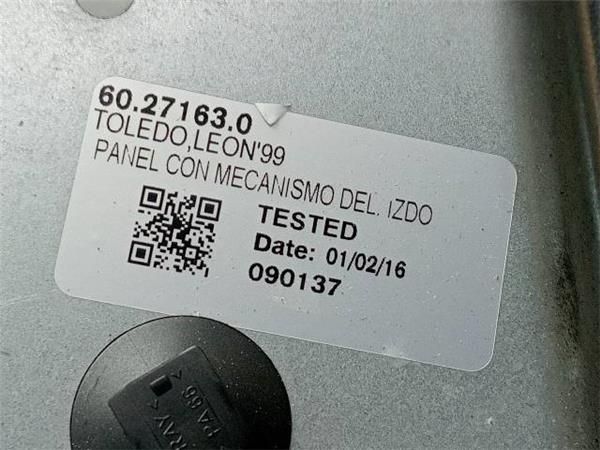 ELEVALUNAS ELECTRICO DEL. IZDO. Seat Toledo 1.9 TDI II (1M2) 110CV (1998-2004) (81 KW) - 30813 / AHF
