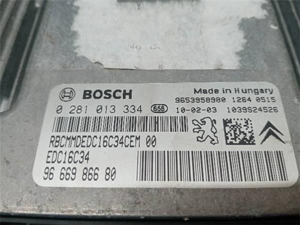 CENTRALITA MOTOR UCE Peugeot 3008 1.6 HDI I (0U) 109CV (2009-2016) (80 KW) - 31094 / 9HZ O 9H01