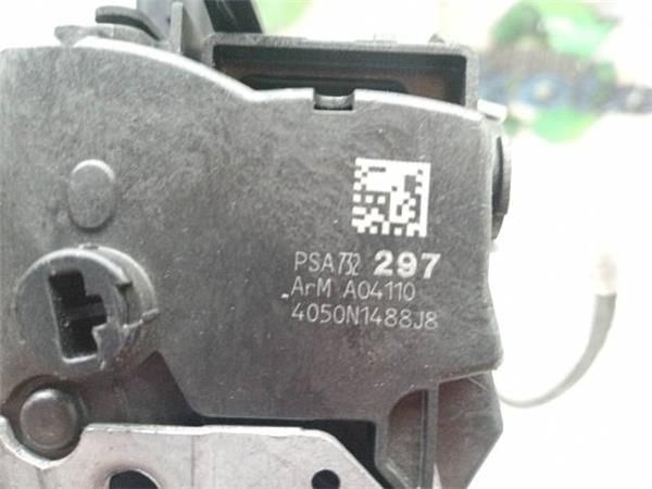 CERRADURA PUERTA TRA. IZDA. Peugeot 3008 1.6 HDI I (0U) 109CV (2009-2016) (80 KW) - 31099 / 9HZ O 9H01