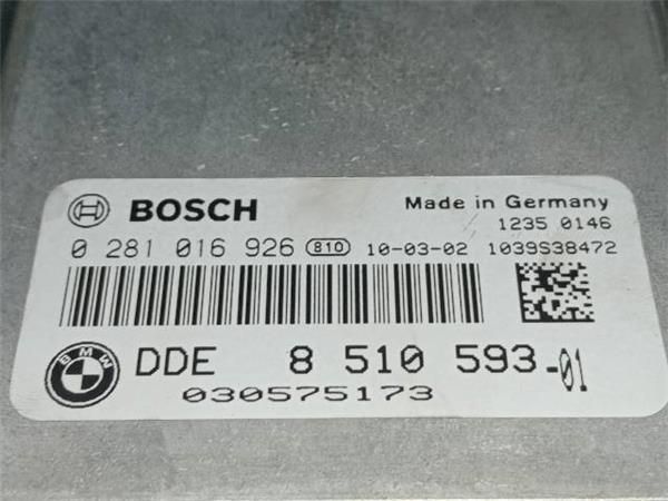 CENTRALITA MOTOR UCE BMW 123 2.0 D SERIE 1 (E82) 204CV (2007-2013) (150 KW) - 31247 / N47D20D
