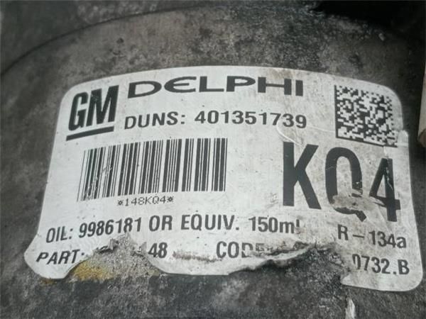 COMPRESOR AIRE ACOND. Opel Zafira 1.9 CDTI B (M75) 150CV (2005-2015) (110 KW) - 31441 / Z19DTH