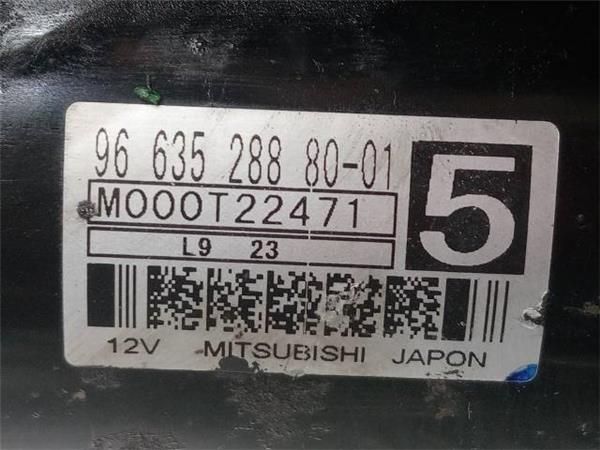MOTOR ARRANQUE Peugeot 3008 1.6 HDI I (0U) 109CV (2009-2016) (80 KW) - 31498 / 9HZ O 9H01