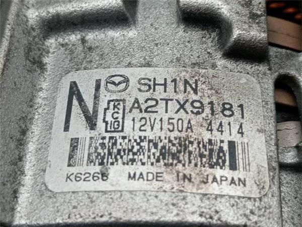 ALTERNADOR Mazda 6 2.2 D (GJ) 150CV (2012-2022) (110 KW) - 31509 / SH, SH01, SHY