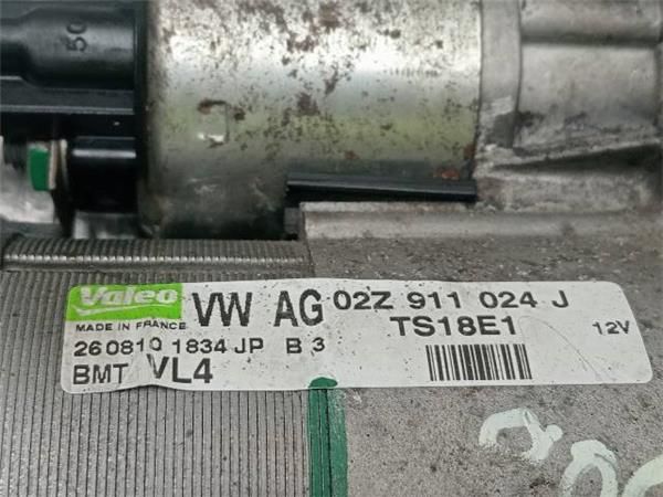 MOTOR ARRANQUE Skoda Superb 1.9 TDI II COMBI (105CV) (2008 2010) (77 KW) - 31520 / BXE