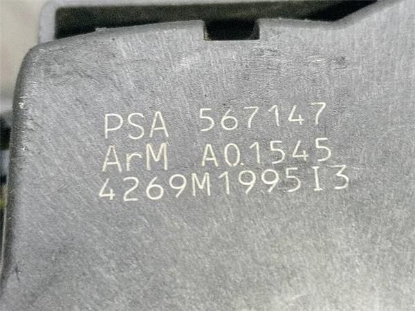 CERRADURA PUERTA DEL. DCHA. Peugeot 308 1.6 HDI (4C) 109CV (2007-2014) (80 KW) - 31524 / 9HZ O 9H01