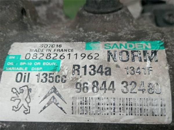 COMPRESOR AIRE ACOND. Citroen C4 1.6 HDI PICASSO (UD) SX 110 (2007-2013) (80 KW) - 31565 / 9HZ
