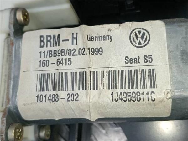 MOTOR ELEVALUNAS TRA. IZDO. Seat Toledo 1.9 TDI II (1M2) 110CV (1998-2004) (81 KW) - 31599 / AHF