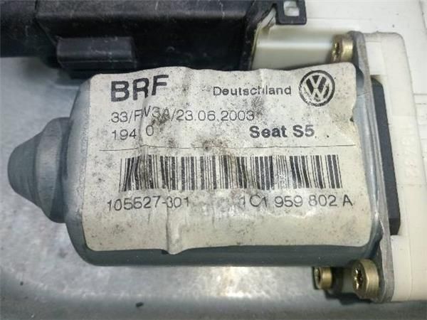 MOTOR ELEVALUNAS DEL. DCHO. Seat Toledo 1.6 G II (105CV) [2000 2006) (77 KW) - 31601 / BCB