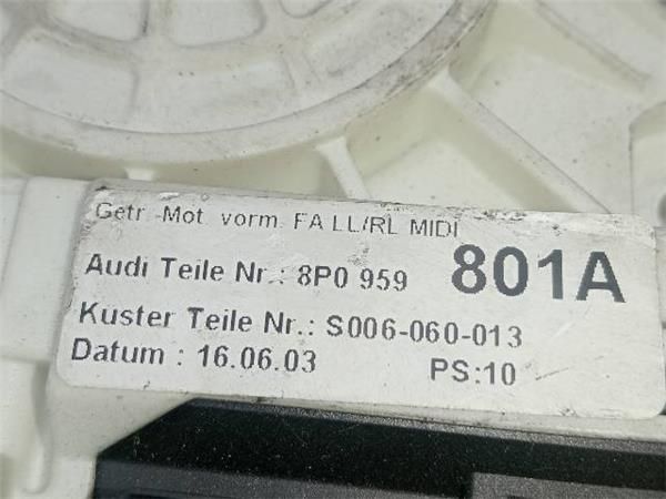 MOTOR ELEVALUNAS DEL. DCHO. Audi A3 1.9 TDI (8P1) 105CV (2003-2010) (77 KW) - 31643 / BXE