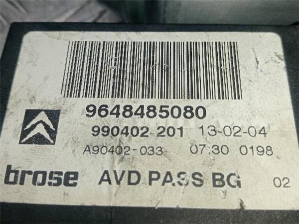MOTOR ELEVALUNAS DEL. DCHO. Citroen C5 1.8 G I (115CV) (2001 2004) (85 KW) - 31656 / 6FZ