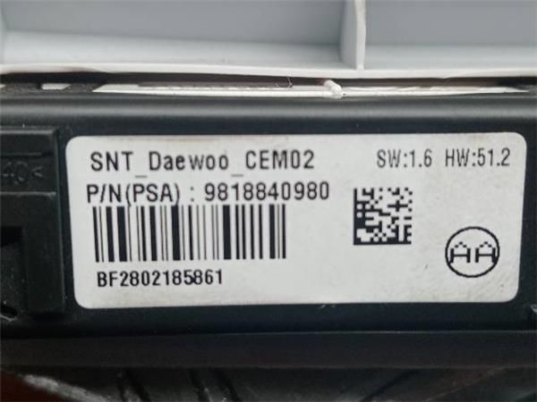LUZ INTERIOR TECHO Opel Crossland 1.6 CDTI (X) 99CV (2017-2018) (73 KW) - 31897 / DVGFD BH02