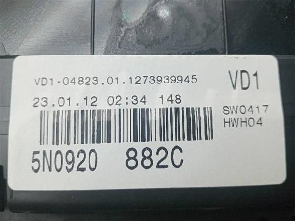 CUADRO INSTRUMENTOS Volkswagen Tiguan 2.0 TDI 140CV) (2008 2018) (103 KW) - 32048 / CFF