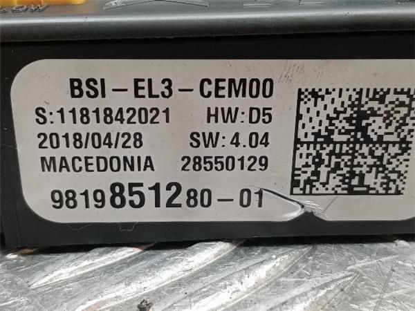 CENTRALITA Opel Crossland 1.6 CDTI (X) 99CV (2017-2018) (73 KW) - 32063 / DVGFD BH02