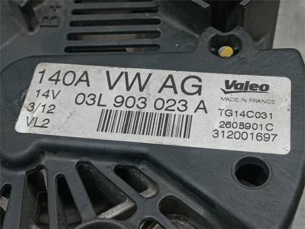 ALTERNADOR Volkswagen Tiguan 2.0 TDI 140CV) (2008 2018) (103 KW) - 32116 / CFF