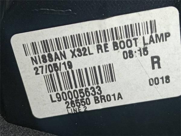 PILOTO PORTON TRA. DCHO. Nissan Qashqai 1.6 DCI +2 I (J10) 4X4 130CV (2011-2013) (96 KW) - 32229 / R9M