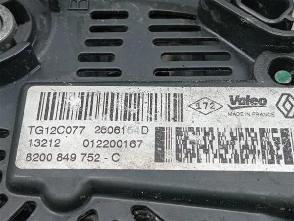 ALTERNADOR Renault Megane 1.2 G III (BZ) 116CV (2012-2015) (85 KW) - 32453 / H5FA4