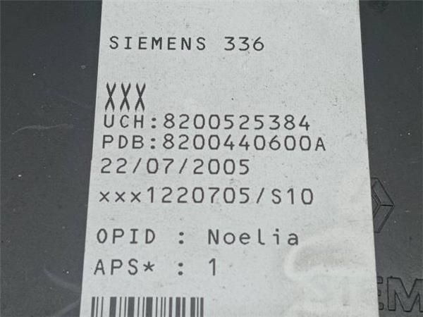 CENTRALITA CHECK CONTROL Renault Megane 1.5 DCI II (101CV) (2003 2008) (74 KW) - 32835 / K9K F7