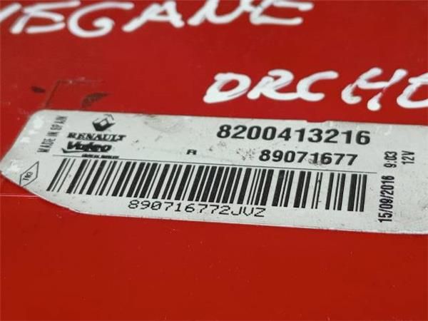 PILOTO TRA. DCHO. Renault Megane 1.5 DCI II (BM) 106CV (2005-2008) (78 KW) - 32854 / K9KP7