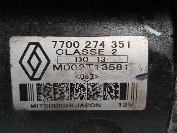MOTOR ARRANQUE Renault Clio 1.4 G II FASE I (1998-2001) (55 KW) - 32872 / E7J C6