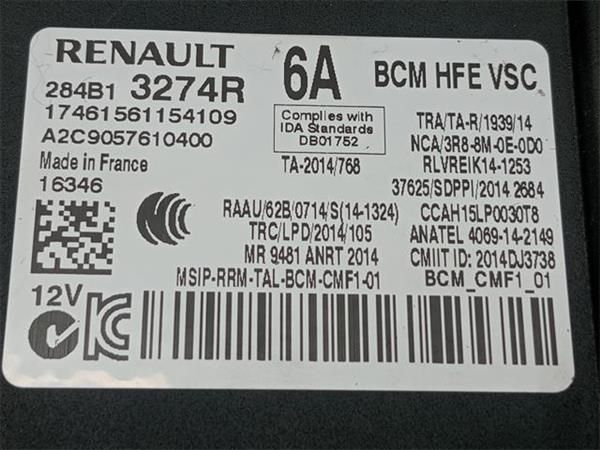 MODULO CONFORT Renault Kadjar 1.6 DCI 130CV) (2015 2022) (96 KW) - 32885 / R9M E4