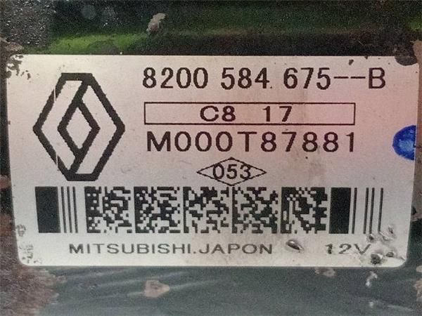 MOTOR ARRANQUE Renault Megane 1.5 DCI II (BM) 106CV (2005-2008) (78 KW) - 32894 / K9KP7